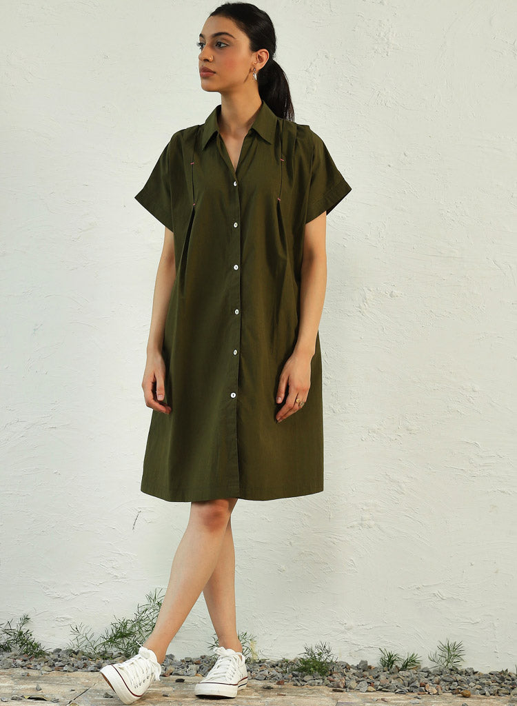 Green Backpackers Dress