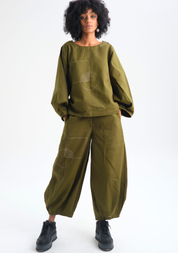 Green Calla Top