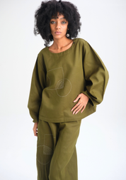 Green Calla Top