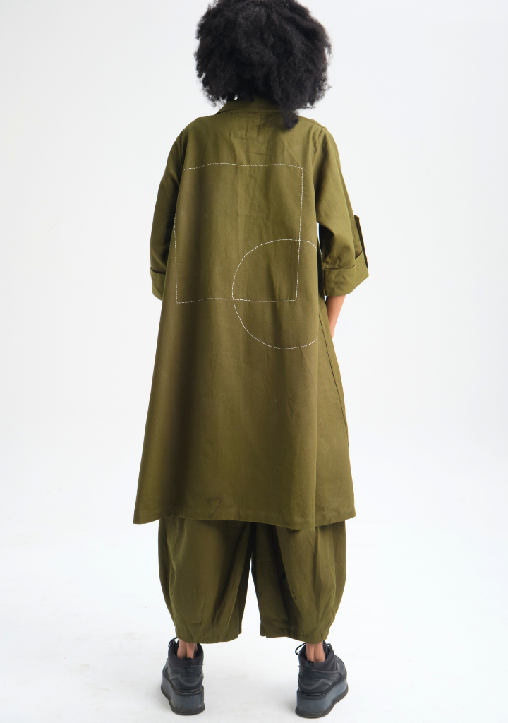 Green Camellia Blazer