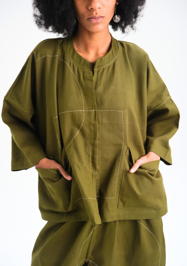 Green Dahlia Top