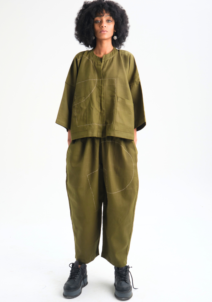 Green Dahlia Top