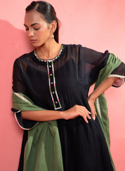 Green Zoya Dupatta