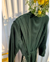 Green Drawstring Dress