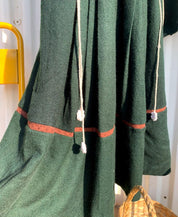 Green Drawstring Dress