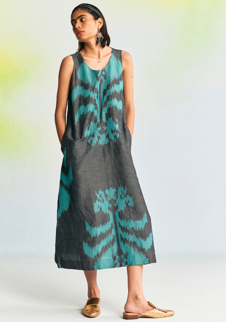 Grisaille Sleeveless Dress