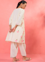 Gul Rose Panel Kurta Set