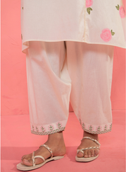 Gul Rose Panel Kurta Set