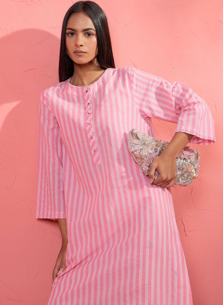 Gul Rose Stripe Set