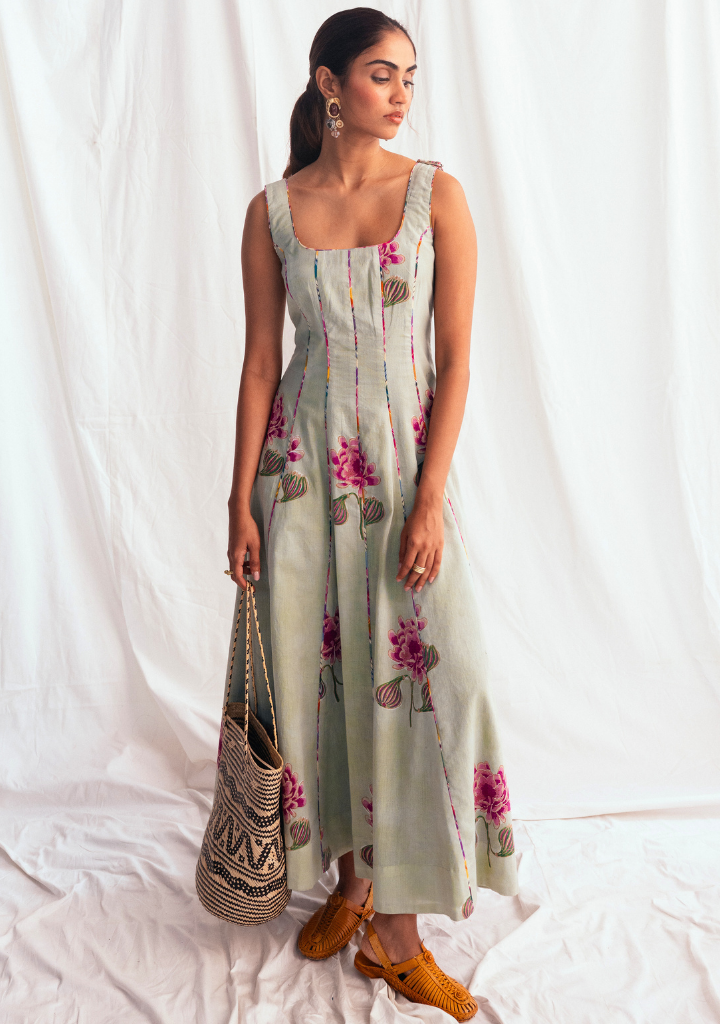 Gulkand Panel Dress