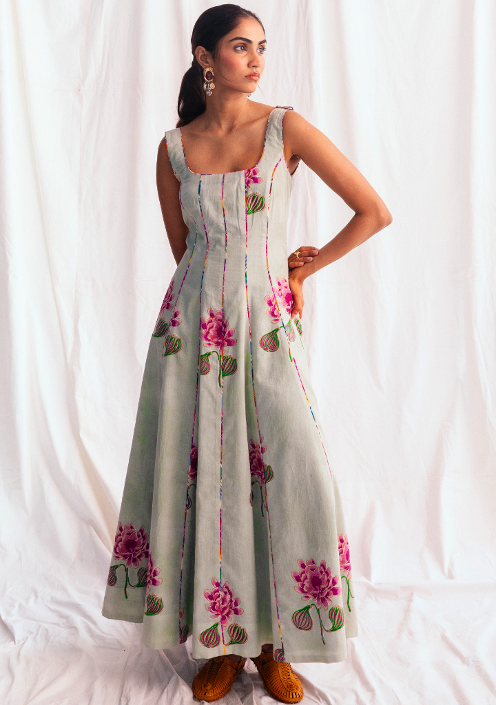 Gulkand Panel Dress