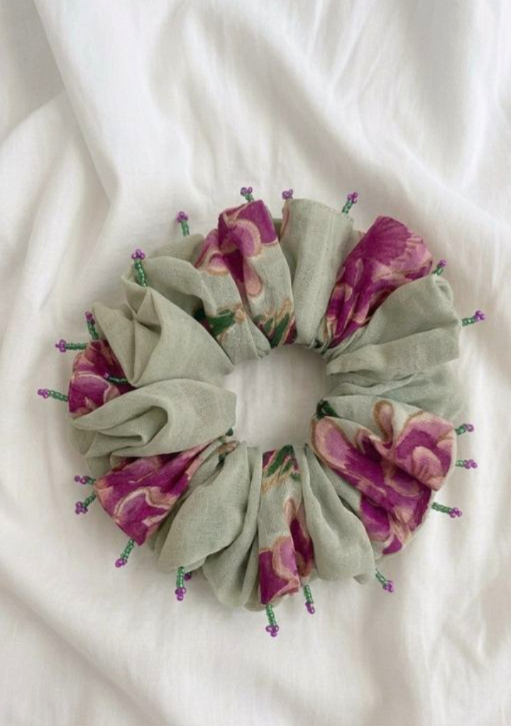 Gulkand Scrunchie
