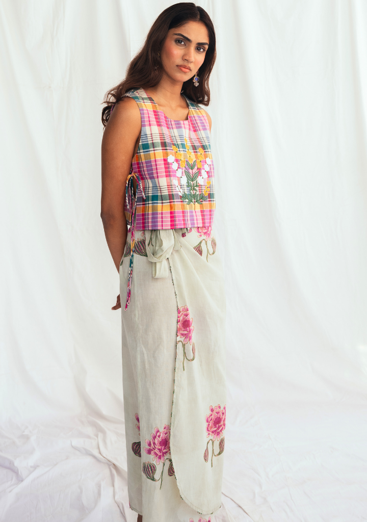 Gulkand Wrap Skirt