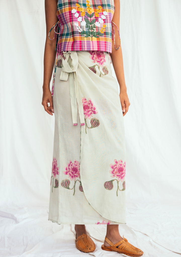 Gulkand Wrap Skirt