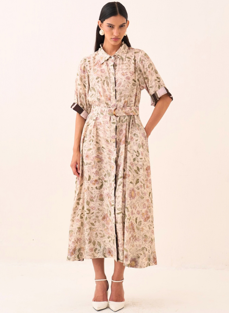 Gulzar Front Placket Dress