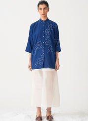 Hakumei Bandhani Top