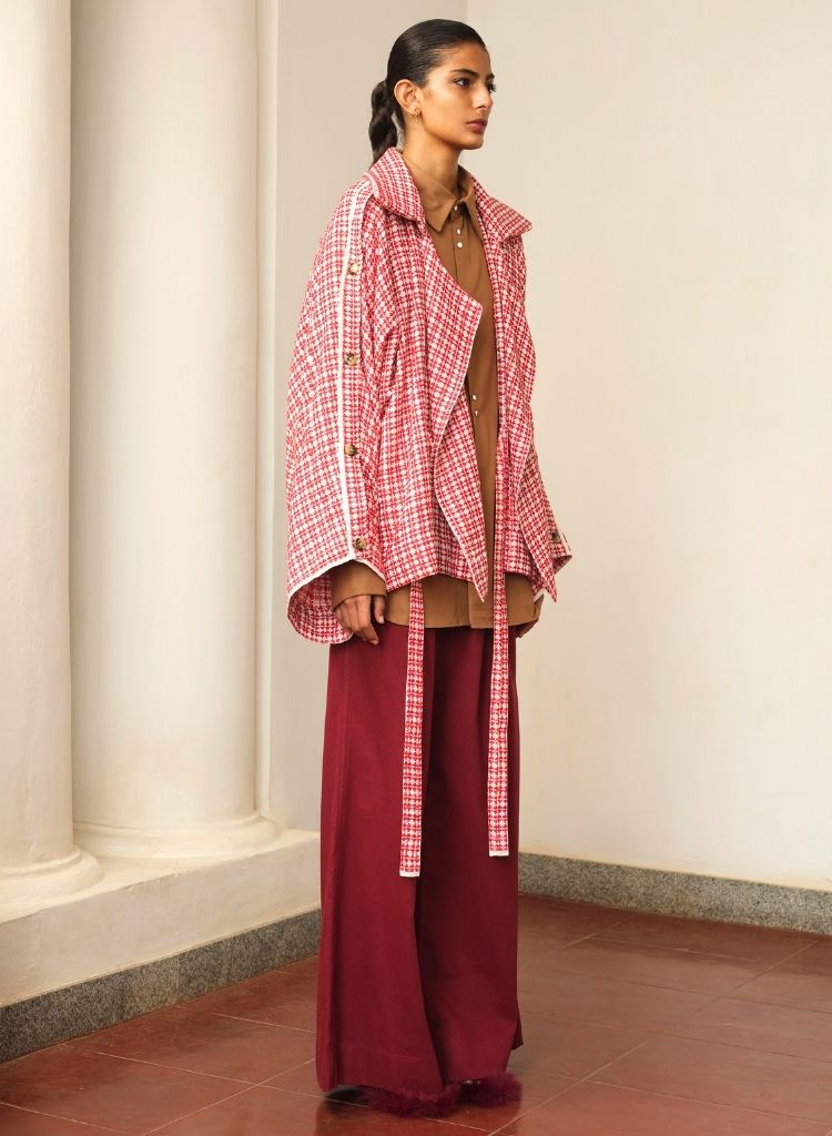 Wide Leg Drill Trouser