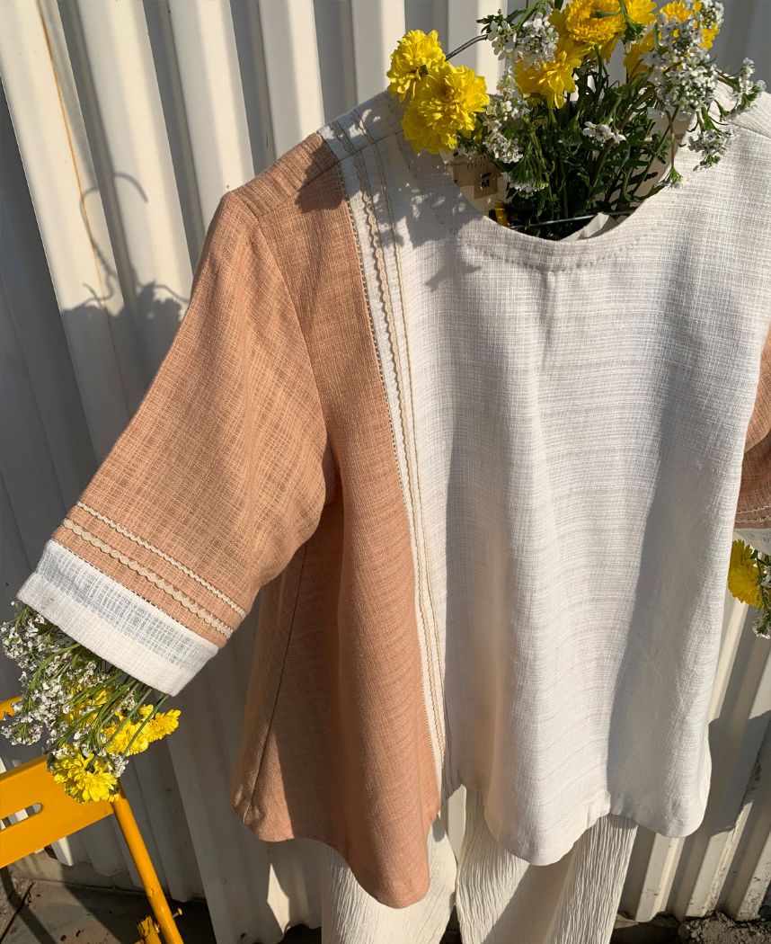 Half & Half Panel Top