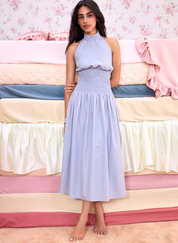 Striped Halter Dress