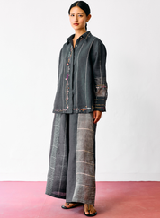 Hanat Embroidered Bird Shirt