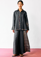 Hanat Embroidered Bird Shirt