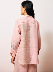 Hanat Embroidered Bird Shirt