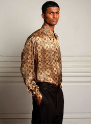 Hand Block Silk Shirt