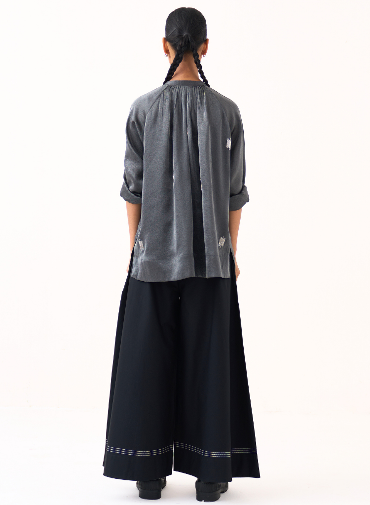 Hand Emb Peasant Top