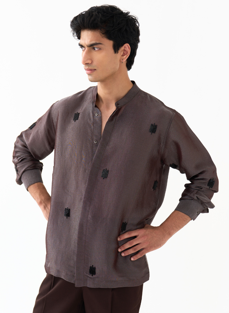 Hand Emb. Detail Shirt