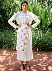 Hand Embroidered Overlay