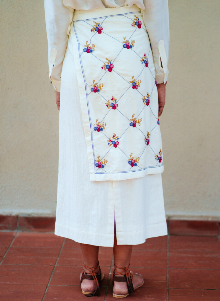 Hand Embroidered Overlay