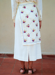 Hand Embroidered Overlay