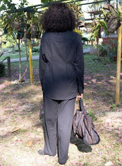 Handwoven Black Copper Hunza Shirt