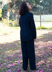 Handwoven Black Green Hunza Shirt