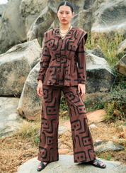 Handwoven Sailor Flared Pants