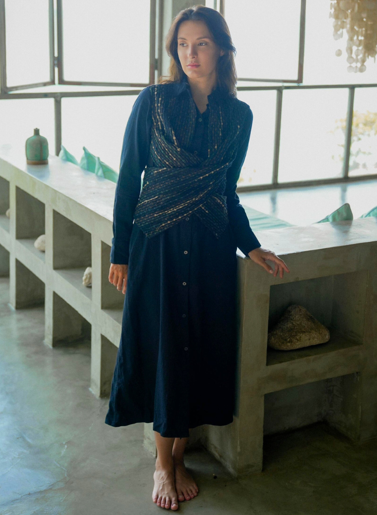 Black Green Seattle Dress