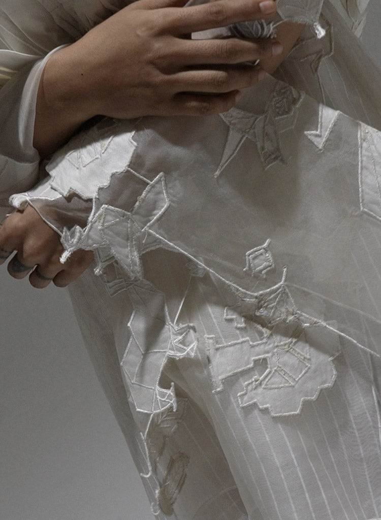 Hangasumi Appliqué Scarf