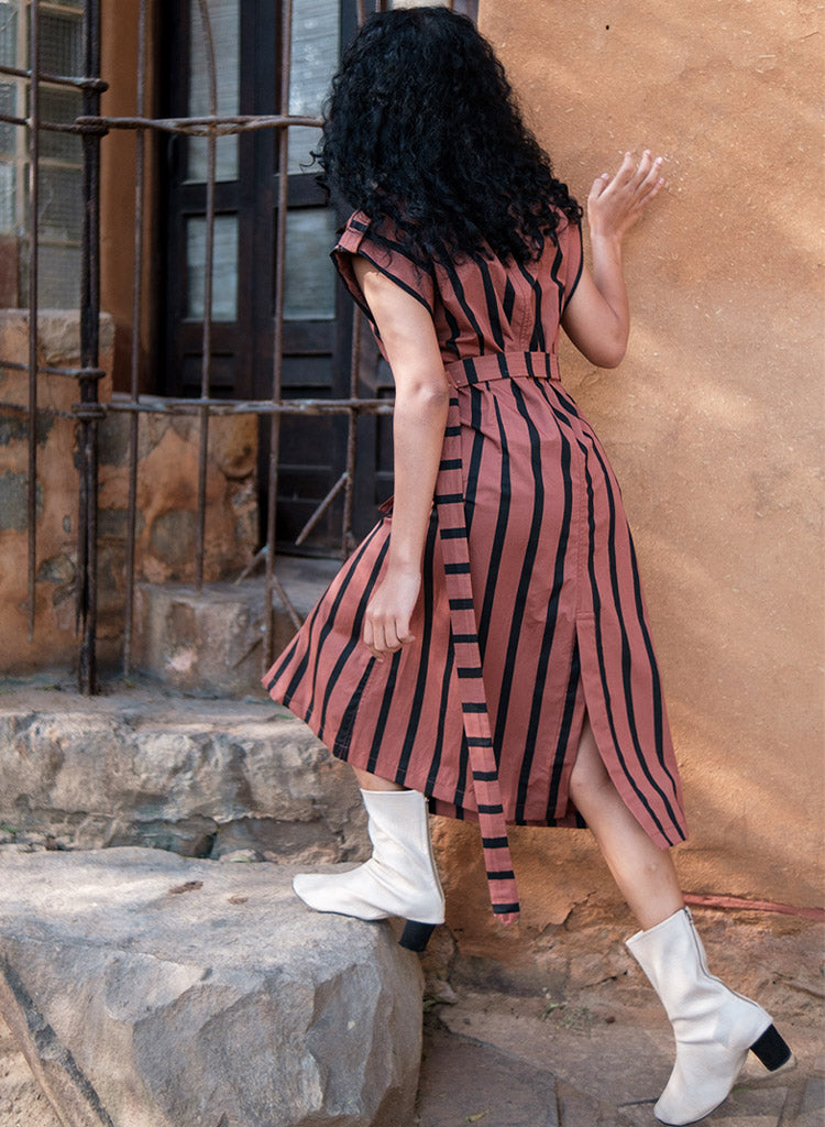 Harajuku Stripe Trench