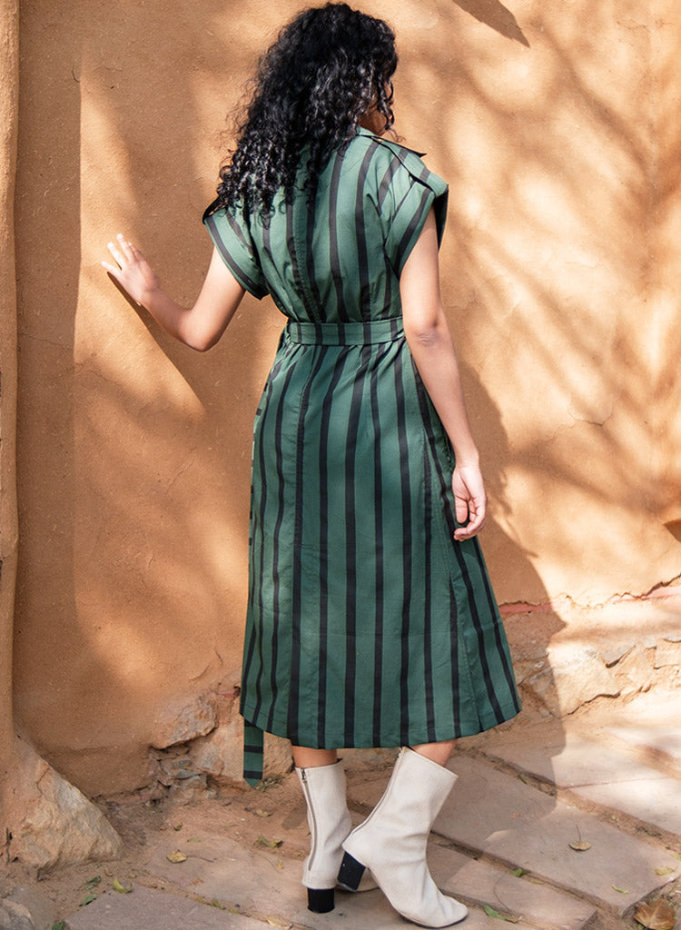 Harajuku Stripe Trench