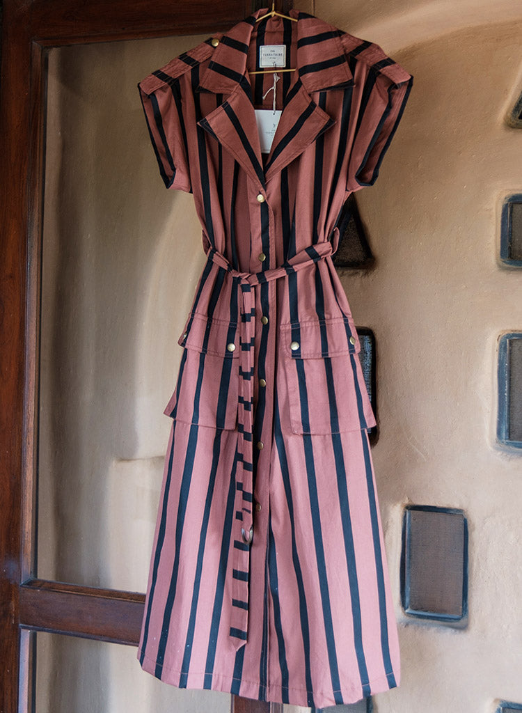 Harajuku Stripe Trench