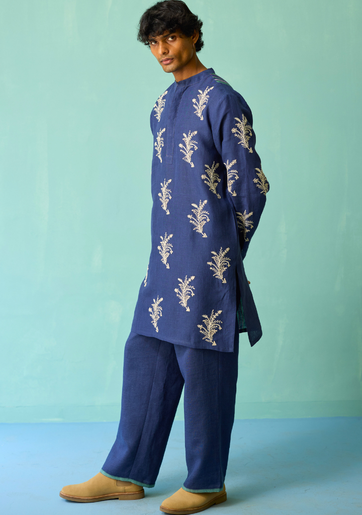 Haruto Hand Embroidered Kurta
