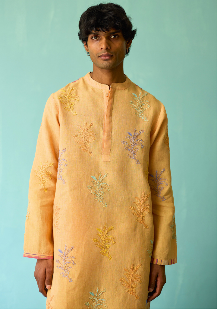 Haruto Hand Embroidered Kurta