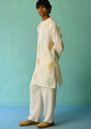 Haruto Hand Embroidered Kurta