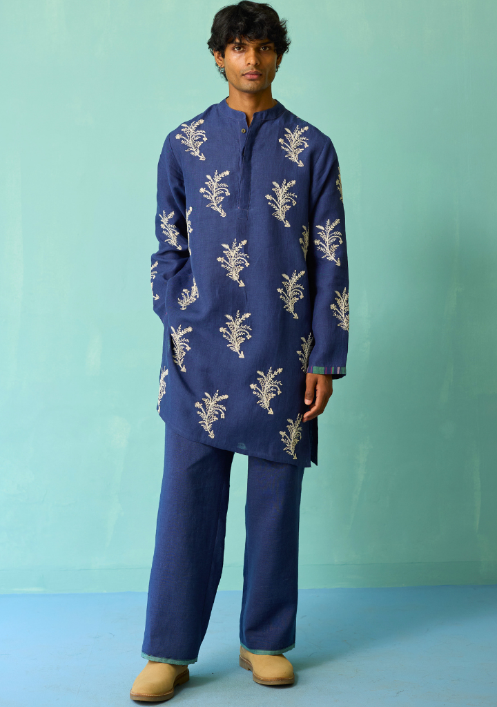 Haruto Hand Embroidered Kurta