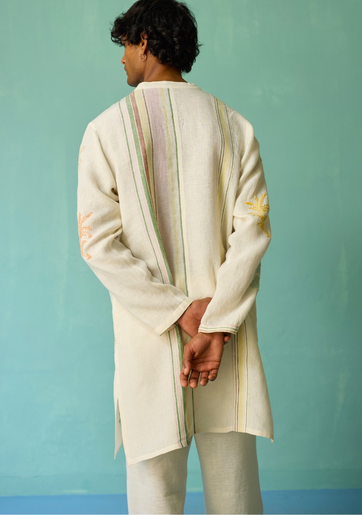 Haruto Hand Embroidered Kurta