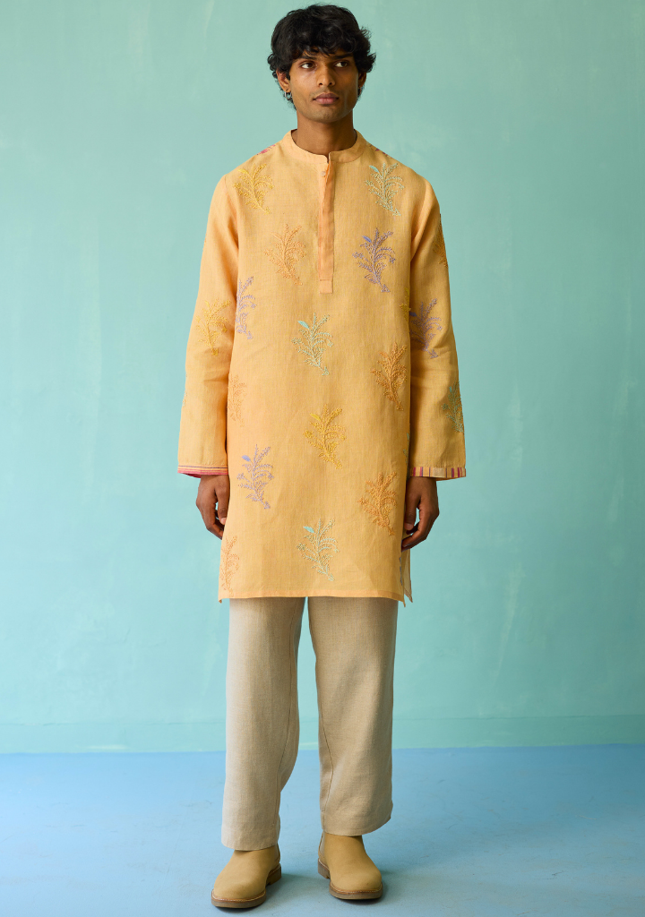 Haruto Hand Embroidered Kurta