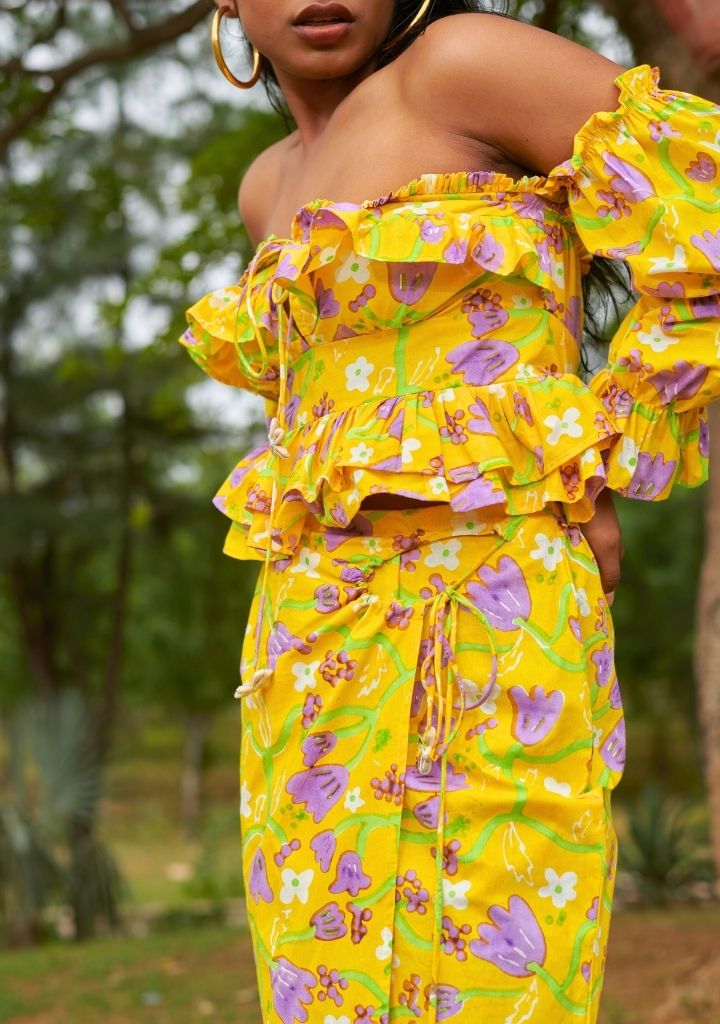 Hawaiin Off Shoulder Top