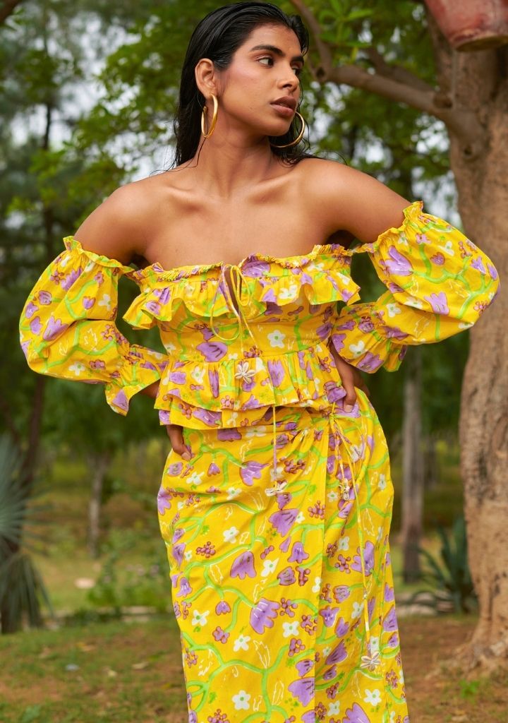 Hawaiin Off Shoulder Top