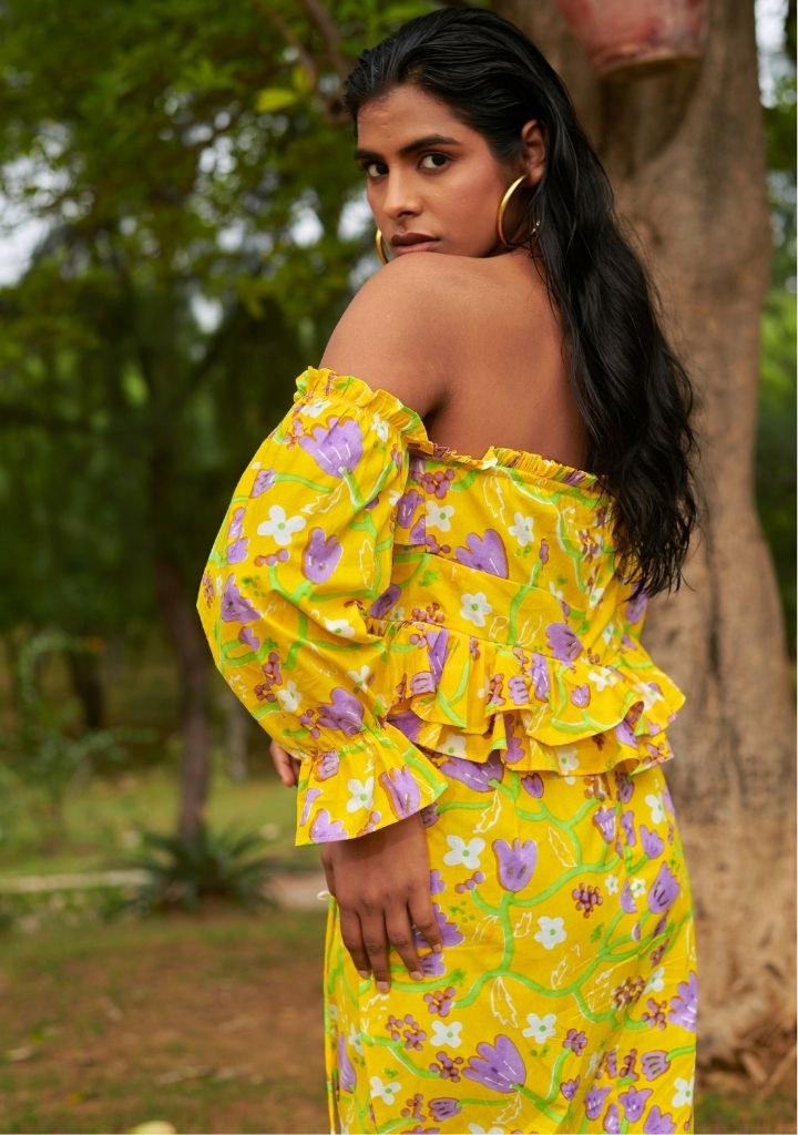 Hawaiin Off Shoulder Top