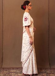 Heart Emb Saree